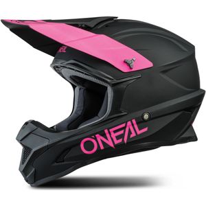 O'NEAL Kinder Motocross Helm 1SRS Solid, schwarz pink, XL, 0634-Youth