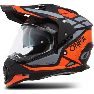 ONeal Sierra R, enduro helm, Mat Oranje/Zwart/Grijs, M