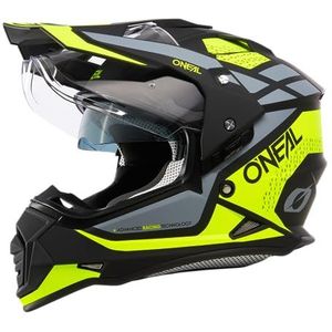 O'Neal - Sierra - Motorhelm - Zwart - Duurzame Buitenschaal van ABS