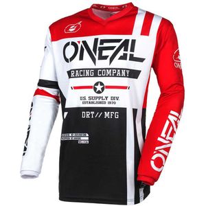 O'Neal ELEMENT Warhawk shirt zwart/wit/rood XXL
