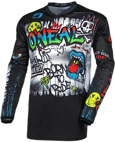 Oneal Element Rancid zwart/veelkleurig motorcrossshirt