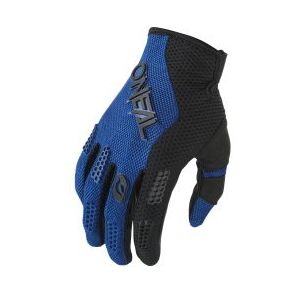 o neal element racewear lange handschoenen zwart blauw
