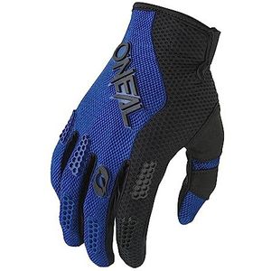 o neal element racewear lange handschoenen zwart blauw