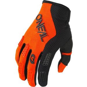 o neal element racewear lange handschoenen zwart oranje