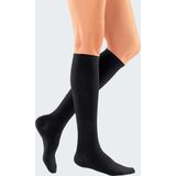 Medi - MJ-1 Cato - Compressiekousen - Zwart - Niet transparant met discreet geruit patroon
