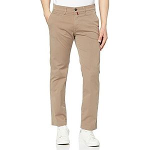 Pierre Cardin Lyon Voyage Chino Birds Eye broek voor heren, beige (beige 25), 31W x 34L