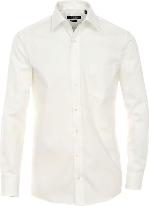 Casa Moda - Overhemd - Ecru - Katoen - Non Iron - Comfort Fit