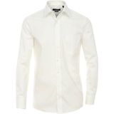 CASA MODA - Comfort Fit - Overhemd - Beige - Mouwlengte 7 - Strijkvrij