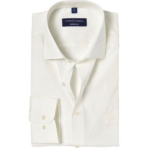 CASA MODA - Comfort Fit - Overhemd - Beige - Mouwlengte 7 - Strijkvrij