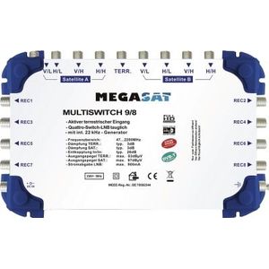 Megasat Multischakelaar 9/8 (Multischakelaar), Satelliet accessoires