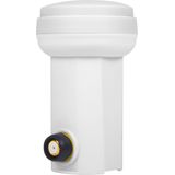 MegaSat HD-Profi Single-LNB Aantal gebruikers: 1 Feed-opname: 40 mm vergulden aansluiting, Weerbestendig Wit