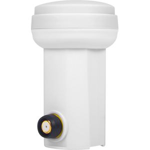 MegaSat HD-Profi Single-LNB Aantal gebruikers: 1 Feed-opname: 40 mm vergulden aansluiting, Weerbestendig Wit