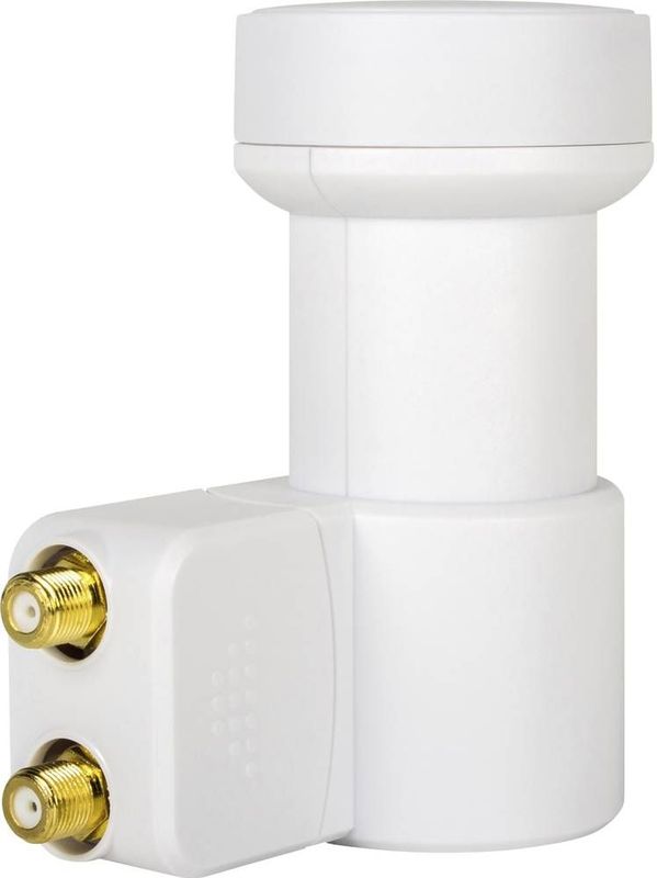 MegaSat HD-Profi Twin LNB Aantal gebruikers: 2 Feed-opname: 40 mm vergulden aansluiting, Weerbestendig Wit