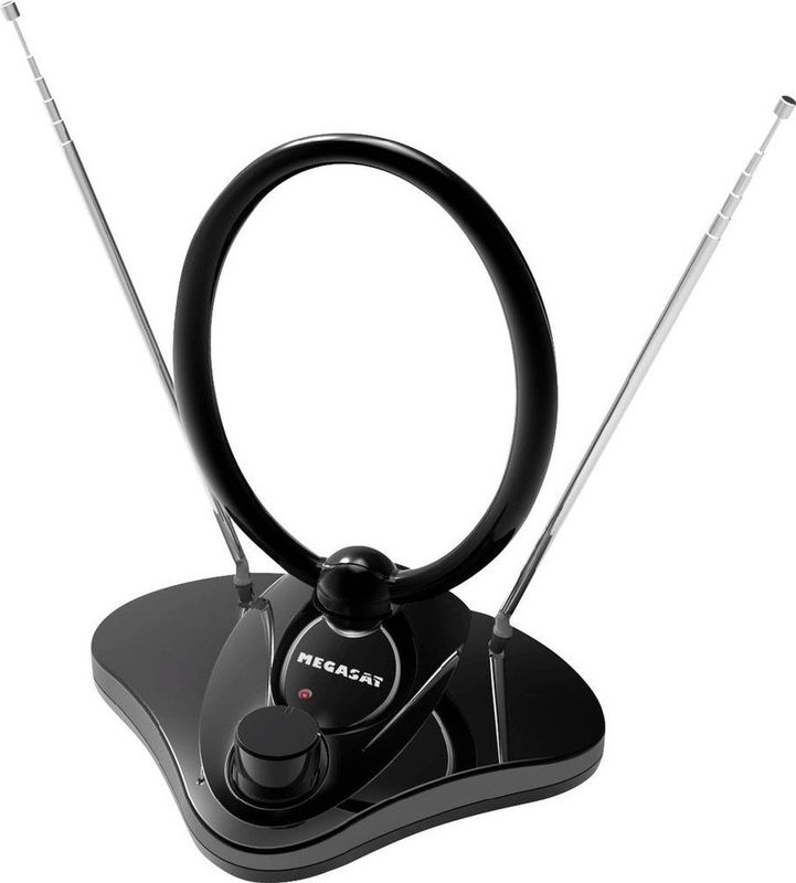 MegaSat DVB-T 30 Actieve DVB-T/T2 omnidirectionele antenne Binnen Versterking: 28 dB Zwart