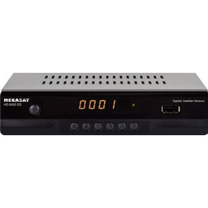 MegaSat HD 6000 DS HD-satellietreceiver Front-USB Aantal Tuners: 1