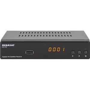 Megasat HD 370 - Zwart (DVB-S2, DVB-S), TV-ontvanger, Zwart