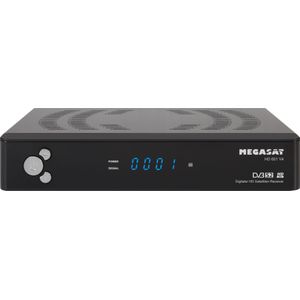 Megasat HD 601 V4 satelliet (0.00 GB, DVB-S2), TV-ontvanger, Zwart