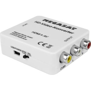 MegaSat AV Converter Megasat HD-Video-Konverter (HDMI zu AV) [HDMI - AV] 1920 x 1080 Pixel