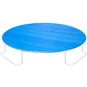 Ultrasport trampoline afdekhoes, perfect pasvorm voor trampoline maat 305 cm, eenvoudi in gebruik doorveilig constructie, UV- en weerbestendig, robuust, waterdicht en stabiel, sterke PVC-folie, Blauw