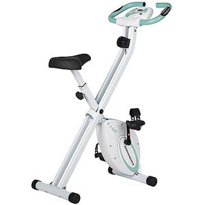 Ultrasport F-Bike, F-Rider Basics, Fietstrainer, Fitnessbike LCD Training Computer, Opvouwbare Hometrainer, Max. Gebruikersgewicht 110 kg, hartslagmeting, 8 weerstandsniveaus, trimwiel, Mint