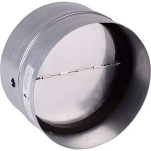 Wallair 561552 N35984 luchtafsluitklep met rubberen afdichting Geschikt voor buisdiameter: 12,5 cm verzinkt