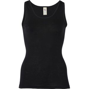 Engel Natur - Dames Hemd - Zwart - Zijde en Merino Wol