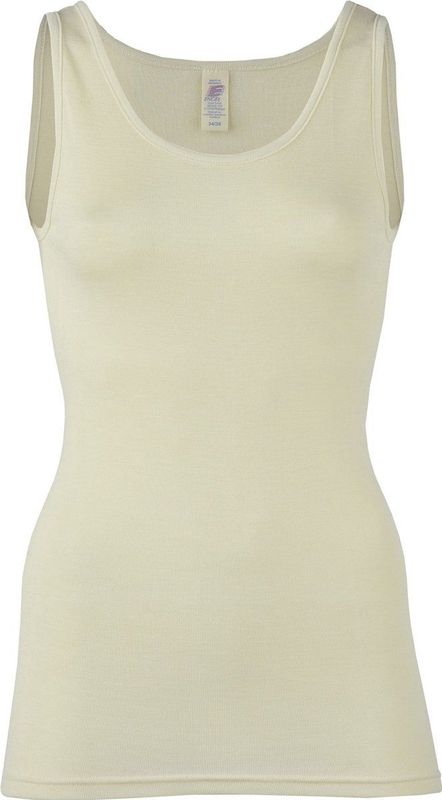 Engel - Trägerhemd - Wit/Beige - Merino-ondergoed