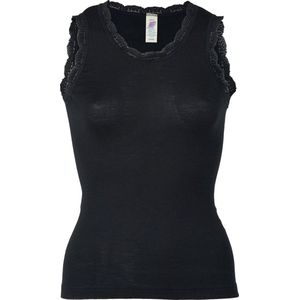 Engel - Achselshirt - Zwart - Merino - 70% Wol 30% Zijde