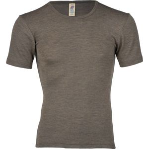 Engel Natur - T-shirt - Korte Mouw - Zwart - Zijde/Merino Wol