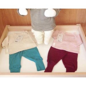 Engel Baby Hose mit Nabelbund Merino-ondergoed (Kinderen |turkoois)