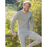Engel - Shirt L/S - Merinoondergoed - Grijs - 70% Wol 30% Zijde