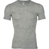 Engel Natur - Heren T-shirt - Grijs - 30% Zijde, 70% Bio Merinowol, GOTS Gecertificeerd