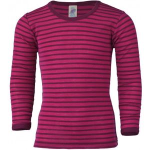 Engel - Kinder Unterhemd L/S - Merino Ondergoed - Purper - 70% Wol, 30% Zijde