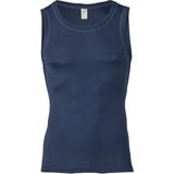 Engel Natur - Heren Hemd - Navy Blauw - 30% Zijde, 70% Bio Merino Wol - GOTS Gecertificeerd