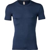 Engel Natur Heren T-shirt Zijde - Bio Merino Wol GOTS Navy blauw (M)
