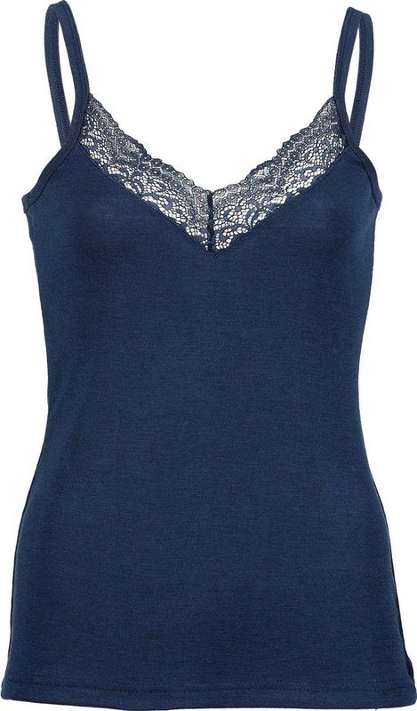 Engel - Women's Top - Ondergoed - Blauw - 70% Wol, 30% Zijde