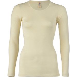Engel Natur - Dames Shirt - Longsleeve - Gebroken Wit - 100% Bio Merino Wol - IVN BEST Gecertificeerd