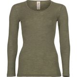 Engel Natur - Dames Shirt - Bordeauxrood - 30% Zijde, 70% Bio Merino Wol, GOTS Gecertificeerd
