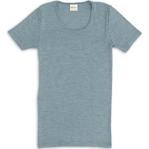 Engel - Merino-ondergoed - Turkoois - Dames Onderhemd S/S