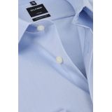 OLYMP - Luxor - Overhemd - Lichtblauw - Modern Fit - Mouwlengte 7 - Strijkvrij