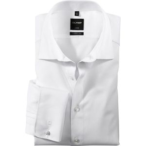 OLYMP - Luxor - Overhemd - Wit - Katoen - Modern Fit