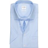 OLYMP - Luxor Comfort Fit - Overhemd - Lichtblauw - Korte Mouwen