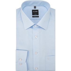 OLYMP - Luxor - Overhemd - Blauw - 100% Katoen - Strijkvrij