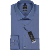 OLYMP - Luxor - Overhemd - Rook Blauw - 100% Katoen - Modern Fit