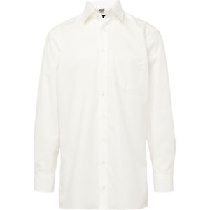 OLYMP Luxor modern fit overhemd - beige of off white - Strijkvrij - Boordmaat: 45