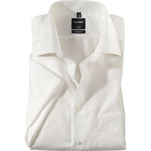 OLYMP - Luxor - Overhemd - Ecru - 100% Katoen - Korte Mouwen
