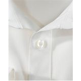 OLYMP - Effen Overhemd - Beige - 97% Katoen - Haifisch Kraag