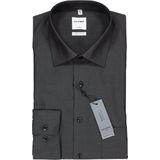 OLYMP - Luxor - Overhemd - Antraciet - 100% Katoen - Lange Mouwen