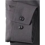 OLYMP - Luxor - Overhemd - Antraciet - 100% Katoen - Lange Mouwen