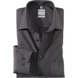 OLYMP - Luxor - Overhemd - Antraciet - 100% Katoen - Lange Mouwen